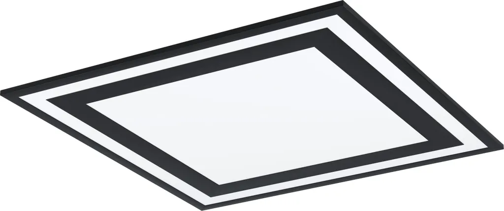 Plafonnier Noir SAVATARILA 59,5 cm : Fini les zones d'ombre - LED 32,5W
