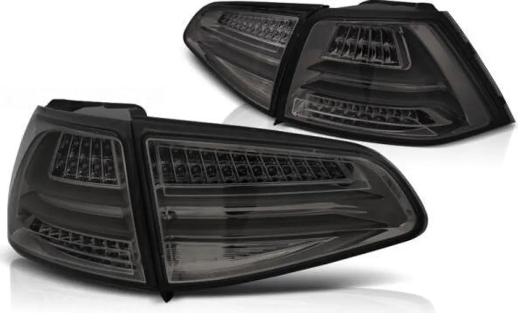 Kit feux arrière LED Golf 7 pour relooking phase 1 en version Smoke