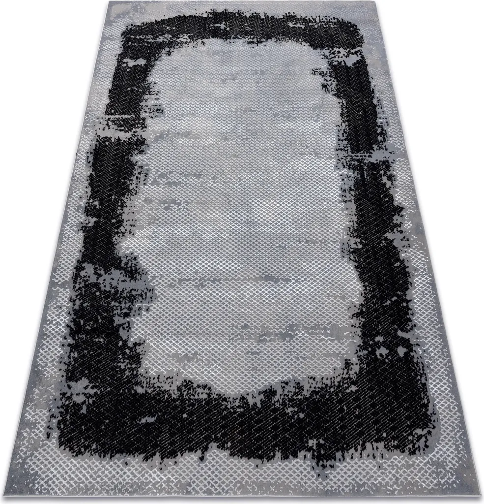Tapis Déco Moderne 120x170 CORE A004, Idéal pour Salon ou Bureau Gris