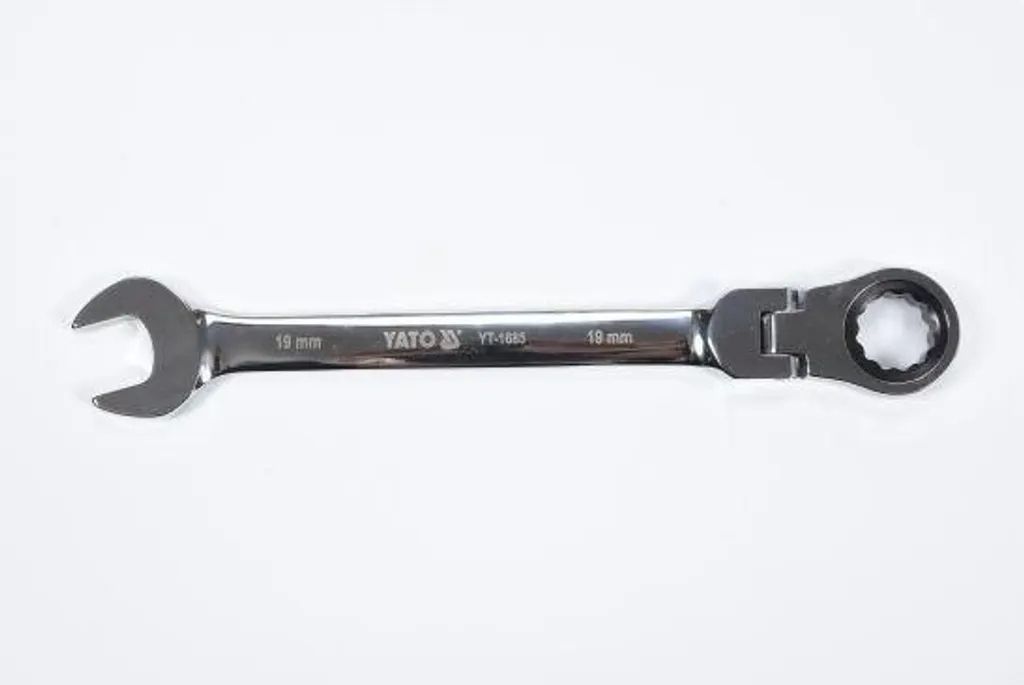 Chiave Inglese 19 mm Snodabile - Cricchetto Rapido per Fai da Te e Auto