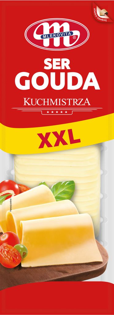 Ser Gouda Mlekovita w plastrze 1 kg Obrázek produktu 