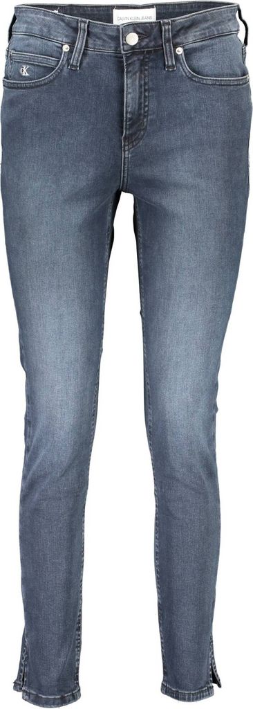 Damen Skinny Jeans Blau: Stilvolles Denim mit 5 Taschen Design