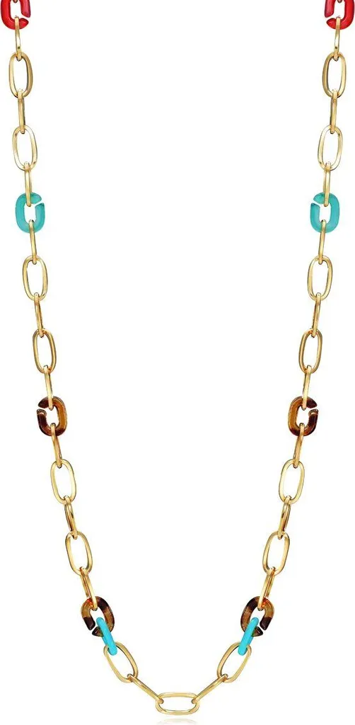 Collana Fantasiosa Chic 1399C01012: Fascino Retrò e Oro Placcato