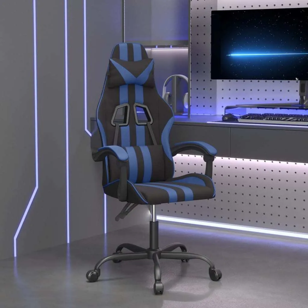 Poltrona Gaming The Living Store Ecopelle Blu | Comfort da Ufficio