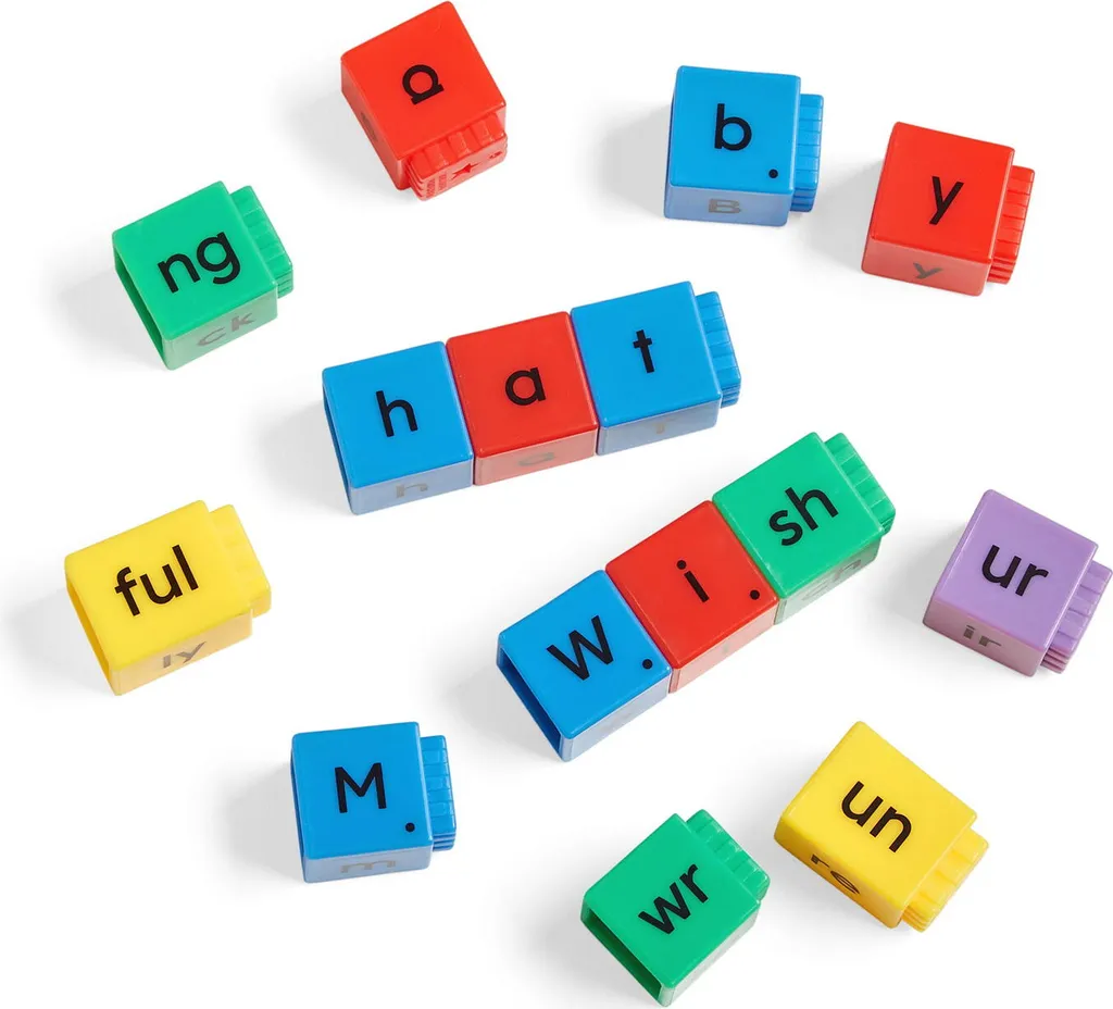 Cubes de lecture Reading Rods pour ateliers de phonétique