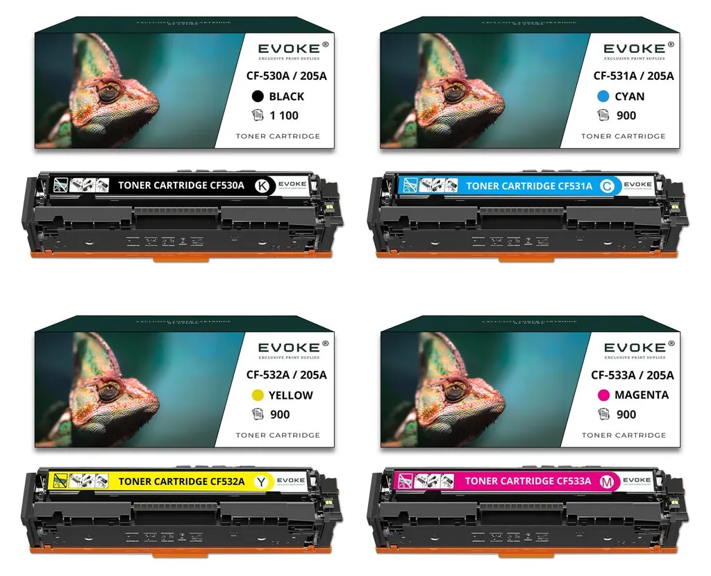 Toner CF530A CMYK Haute Capacité compatible Color LaserJet M180n M181fw