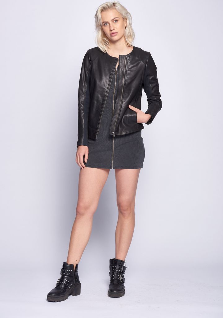 Maze Lederjacke 42020109 Damen black S