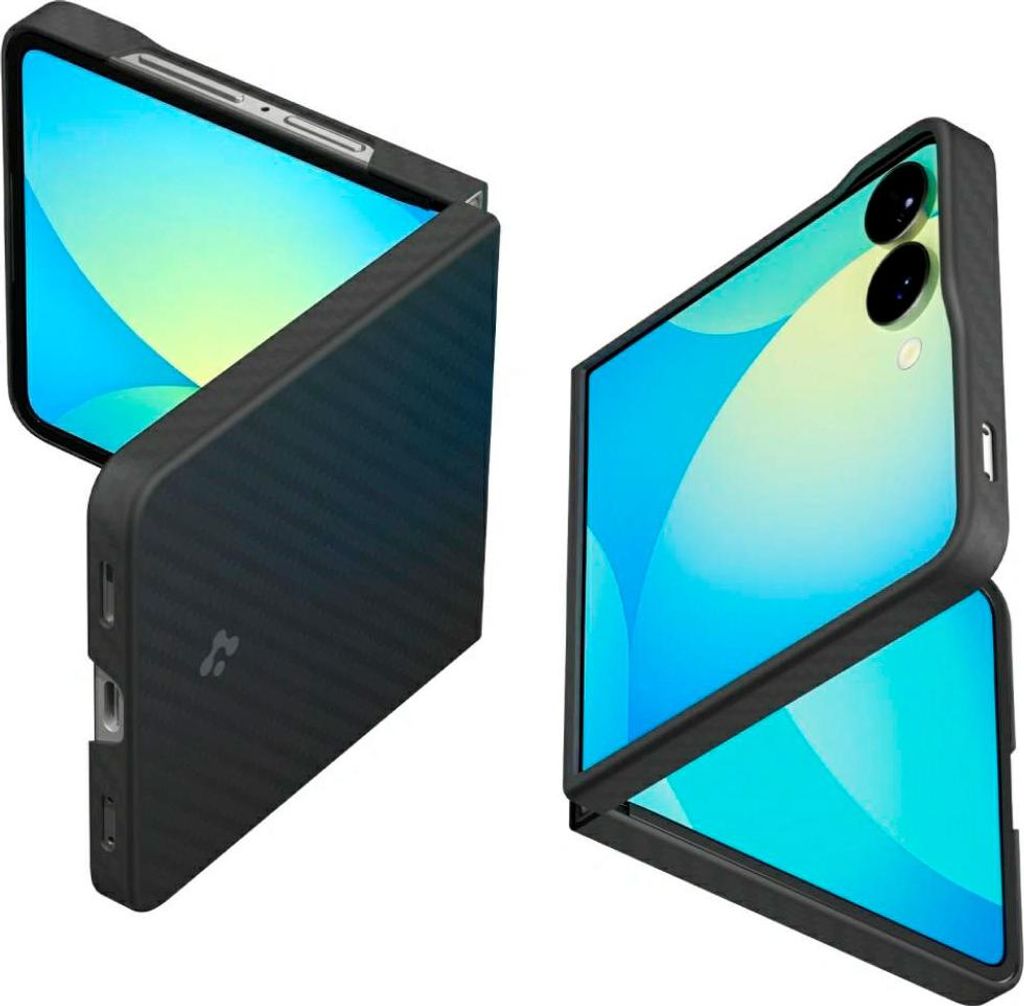 Spigen Air Skin Aramid, Cover, Samsung, Galaxy Z Flip 7, 17,5 cm (6.9"), Schwarz