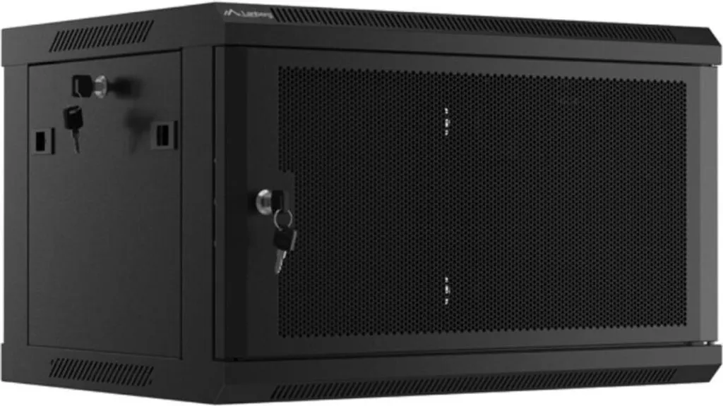 Armoire de brassage murale 6U avec porte en verre et panneaux amovibles