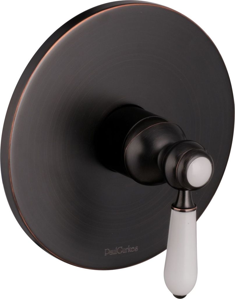 PaulGurkes Unterputz Einhandmischer Retro-Schwarz Keramikgriff ohne Grundkörper