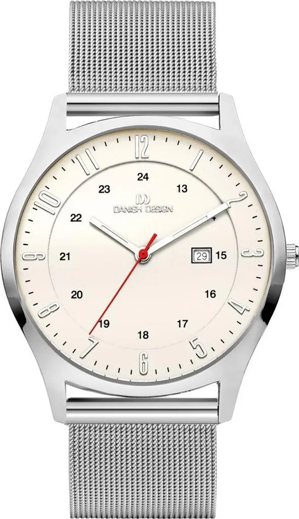 Montre Homme Danish Design IQ61Q956 en Acier Argenté et Cadran Noir
