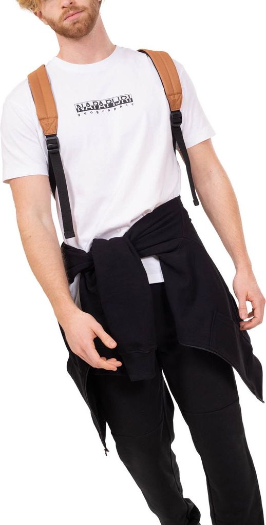 NAPAPIJRI - Basic-Logo-T-Shirt für Herren - Größe M