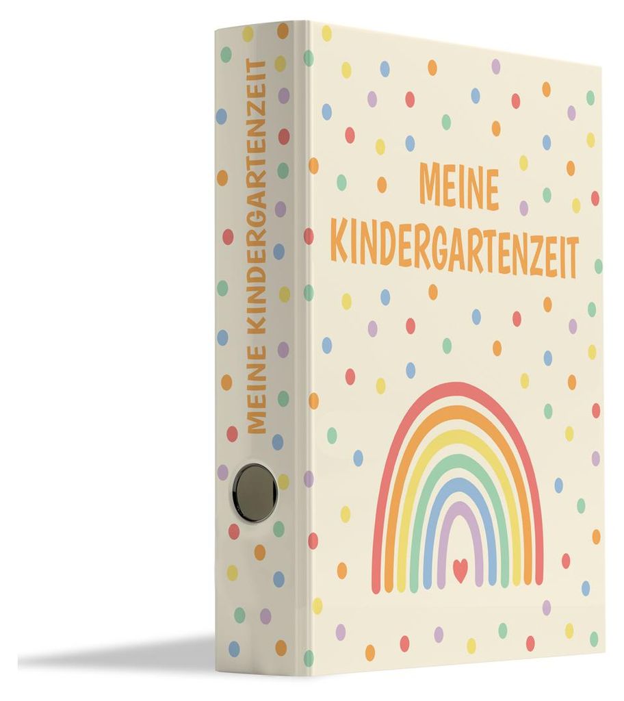 Friendly Fox Kindergarten Ordner, DIN A4 Regenbogen Produktbild 