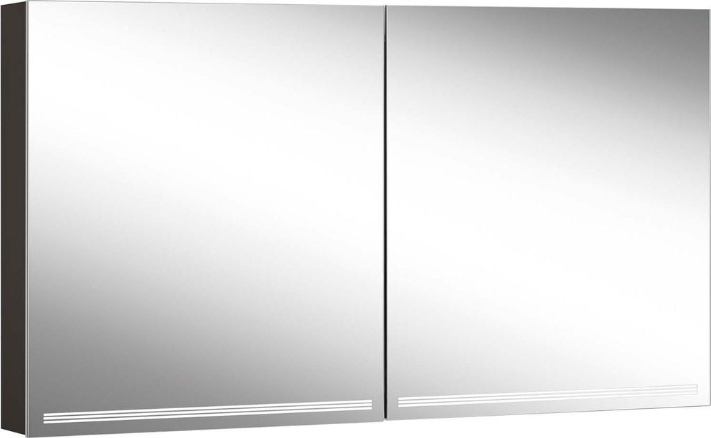 Schneider GRACE TW Lichtspiegelschrank, 2 Türen 65/65cm, 1295x120x700mm, dimmbar, 2000-6500K, 116.530.02.44
