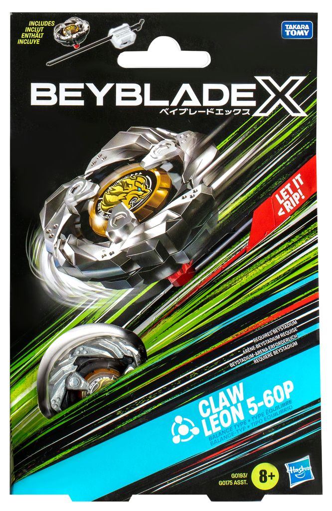 Beyblade Pakiet startowy X Claw Leon 5-60P, 8 lat(a) Zdjęcie produktu 