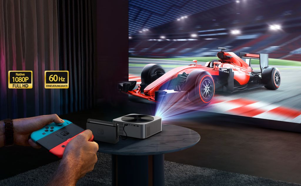 ULTIMEA 1080P Beamer Aktualisierte Version mit Produktbild 10