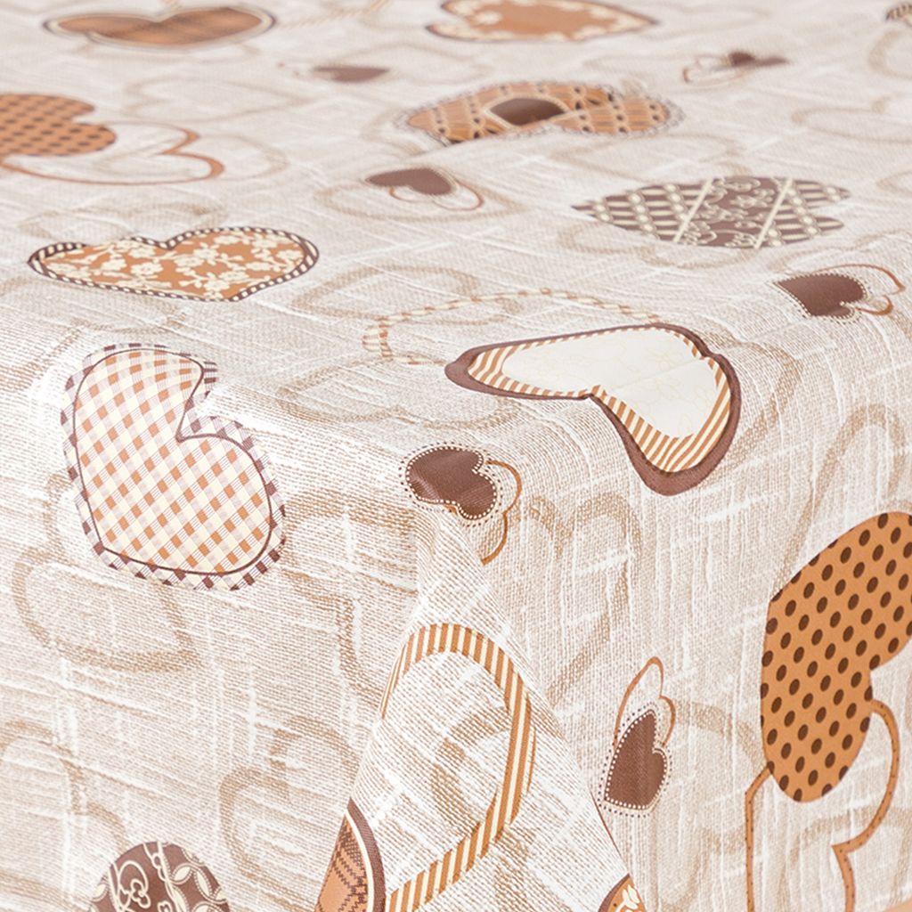 Wachstuchtischdecke Rund Oval Eckig Tischdecke Wachs Wachstischdecke abwischbar Garten Tischtuch 160cm Rund