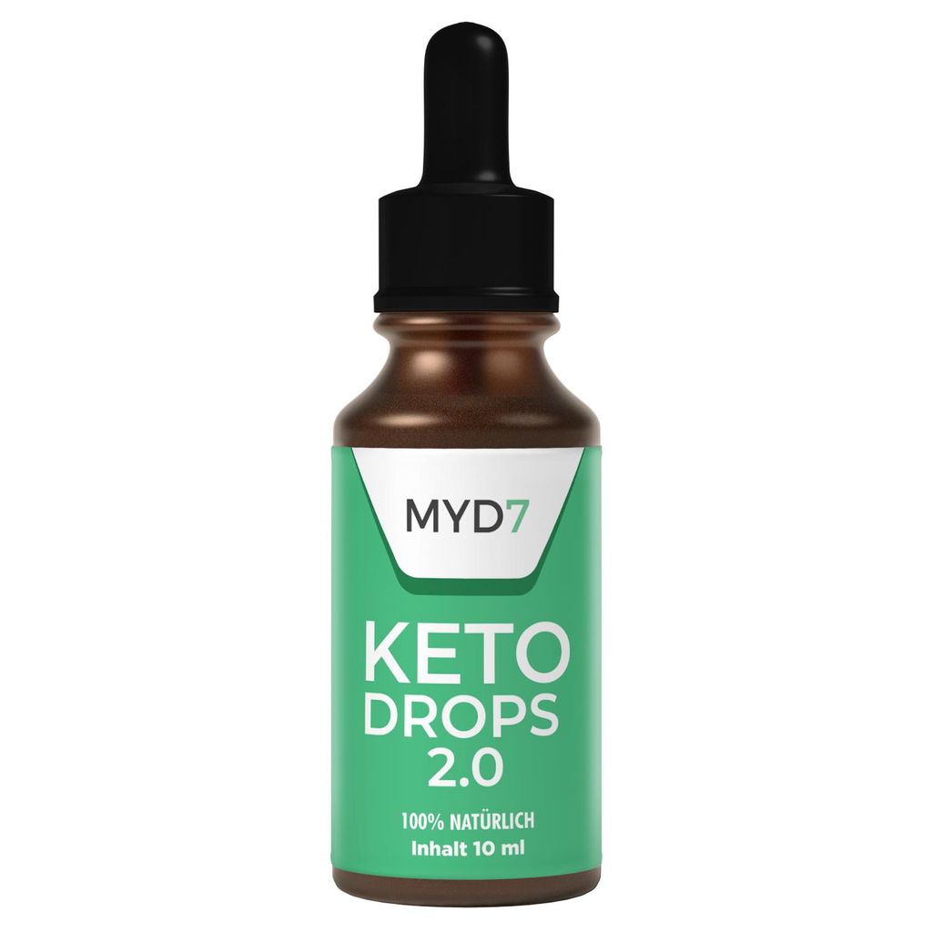 MYD7 | Keto Drops 2.0 | ohne Zusatzstoffe | einfache Dosierung