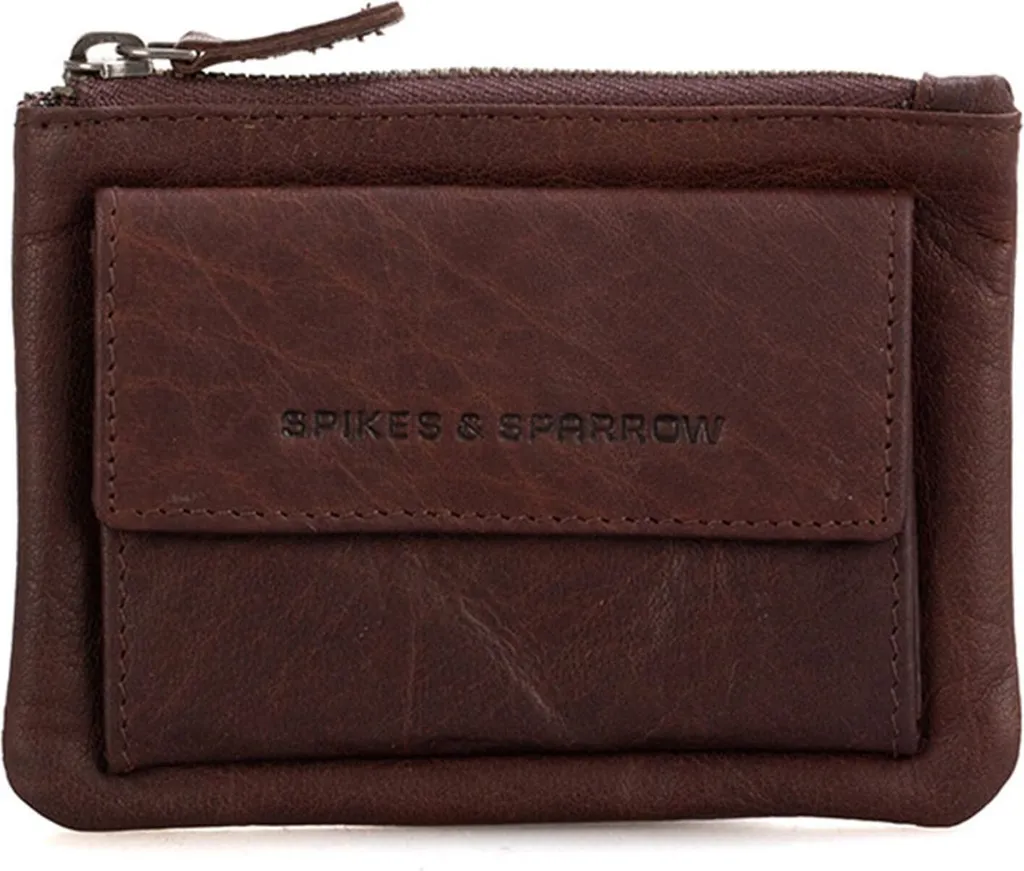 Portachiavi Vintage Spikes & Sparrow Bronco Pelle Marrone Scuro