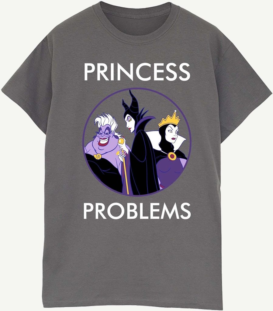 Disney - "Princess Headaches" T-Shirt für Damen BI47938 (M) (Holzkohle)