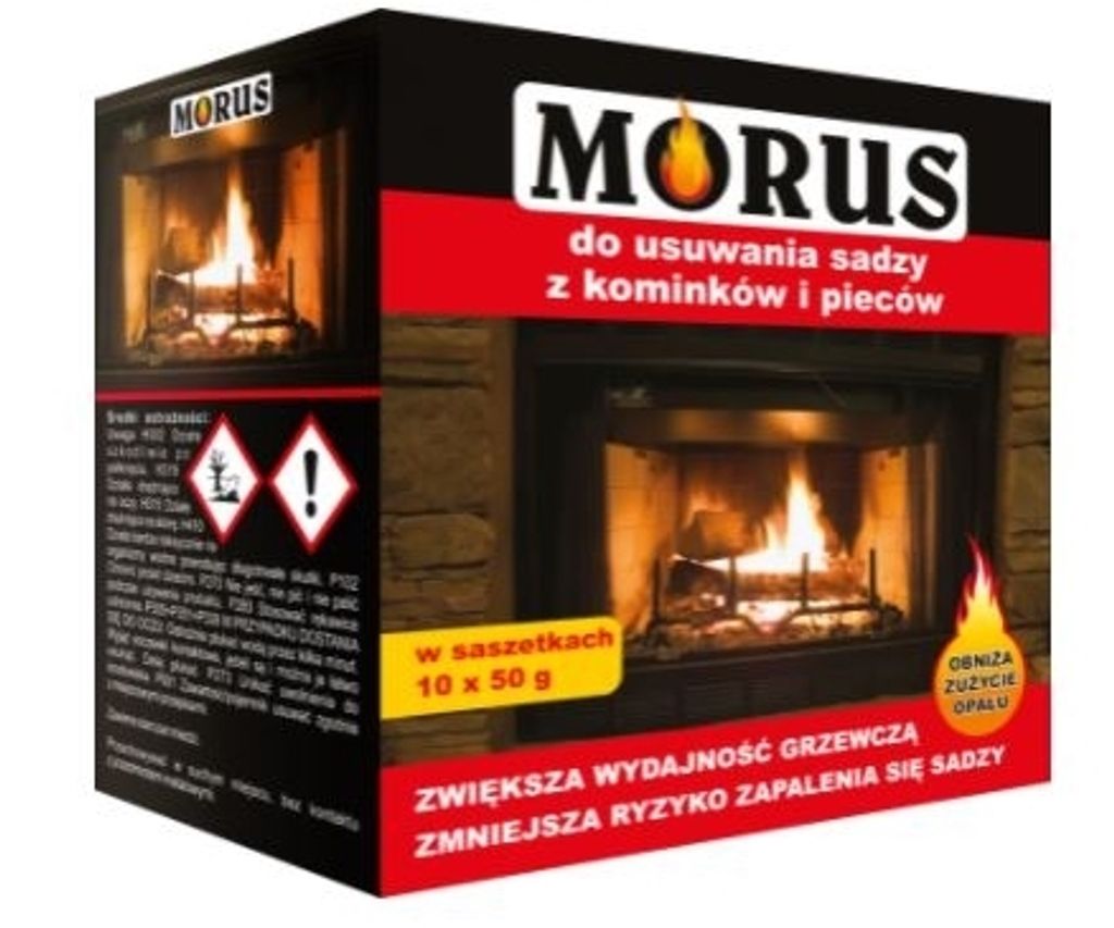 Bros, Morus Proszek do usuwania sadzy z kominków i pieców, Zdjęcie produktu 