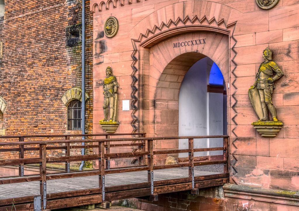 hansepuzzle 64416 - Brücke Puzzle, 260 Teile, Gebäude, 41,0 x 28,0cm mit hochwertiger Aufbewahrung, Kartonbox und wiederverschließbarem Beutel