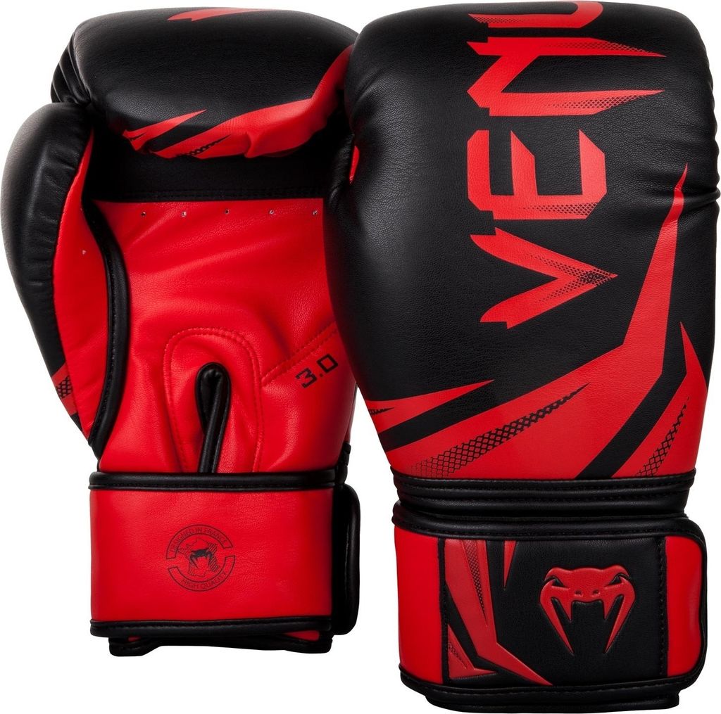 Venum Challenger 3.0 Boxing Gloves Black Red Gewicht 14 oz Produktbild 