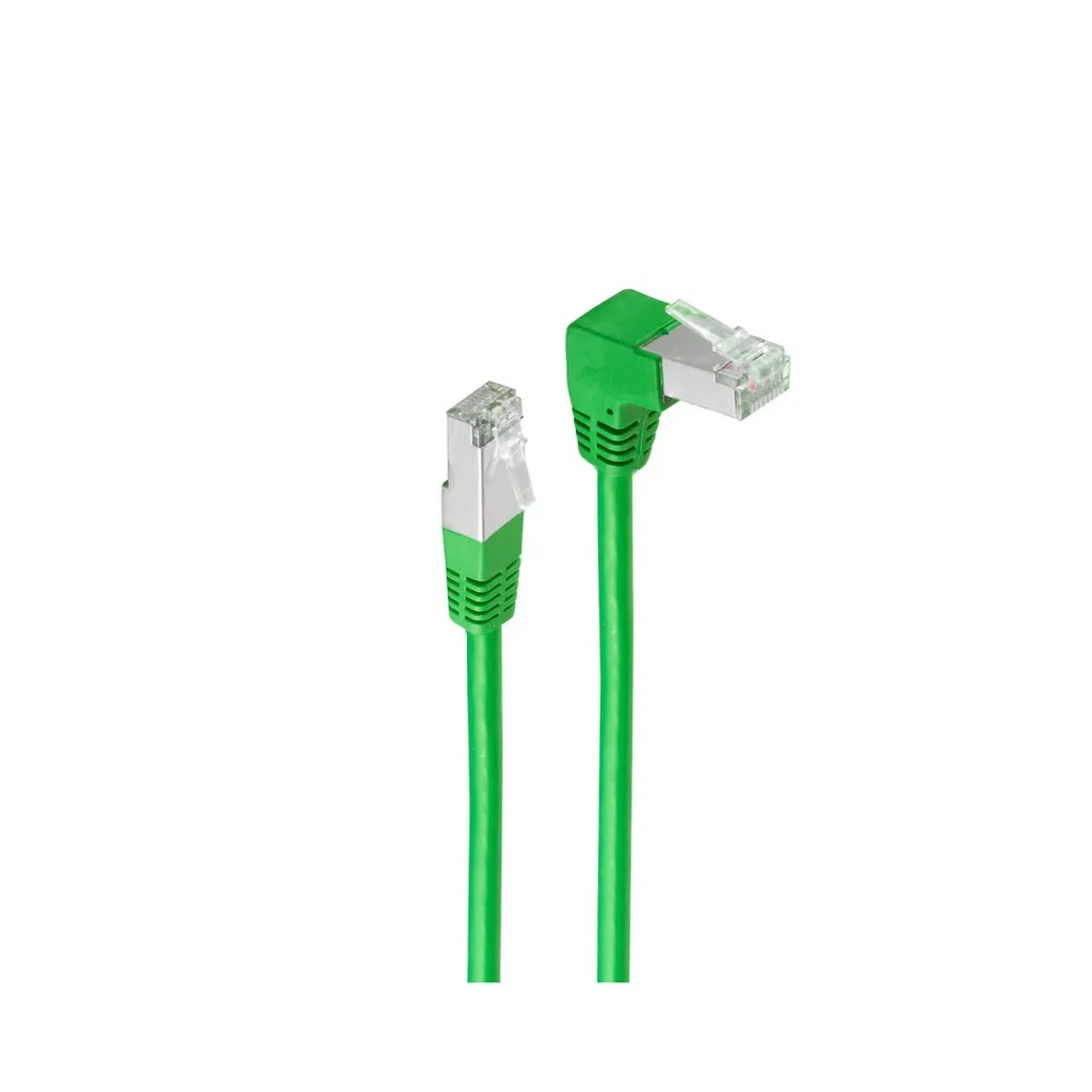 Câble patch shiverpeaks BASIC-S Cat 6 S/FTP RJ45 de 0,50 m coloris vert