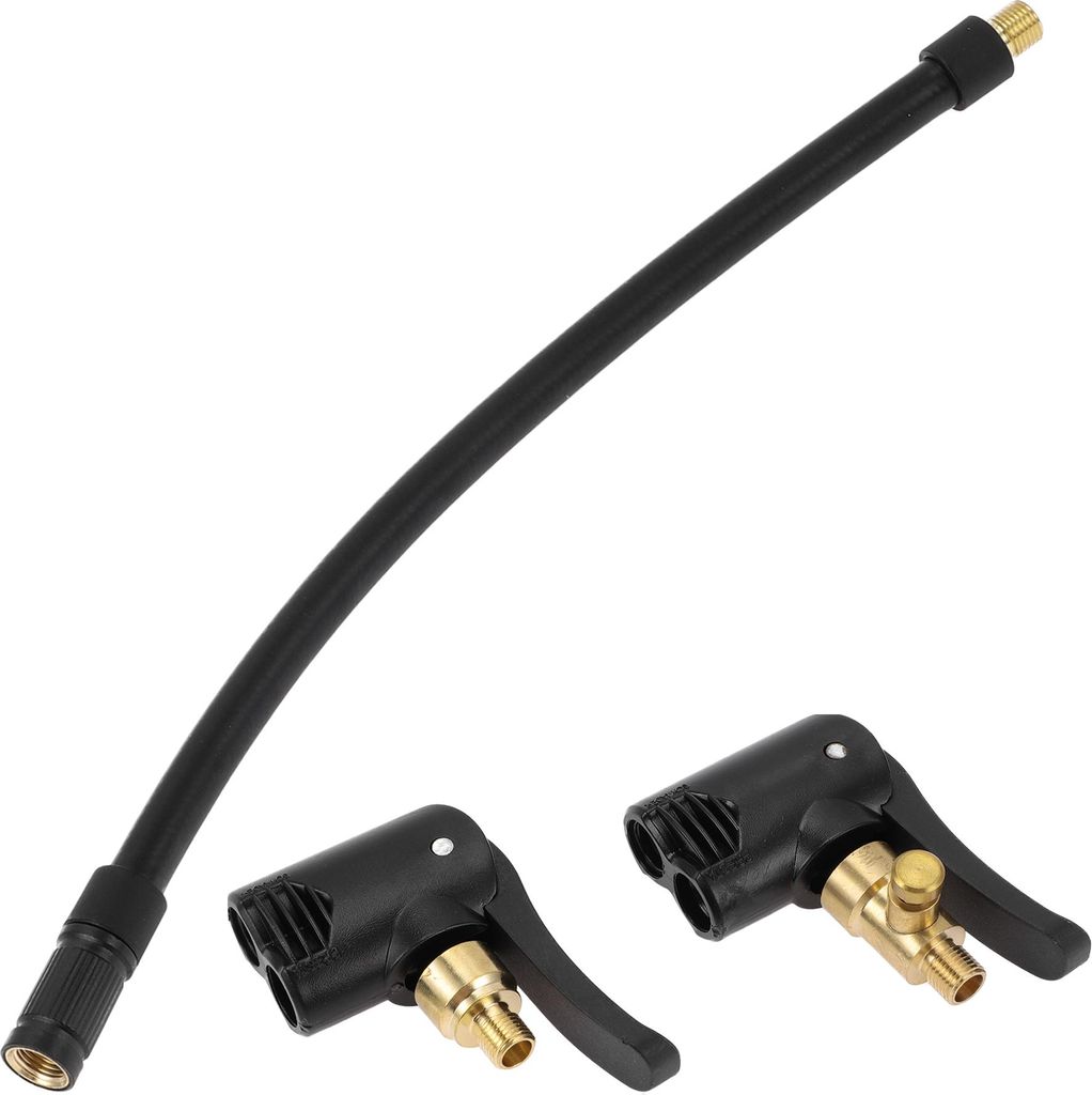 Reifenfüllschlauch Autoventil Verlängerungsschlauch 9,06 Zoll 7,8 mm ID für Auto Motorrad Fahrrad Luftpumpe Adapter Reifenventil mit Luftkupplun...