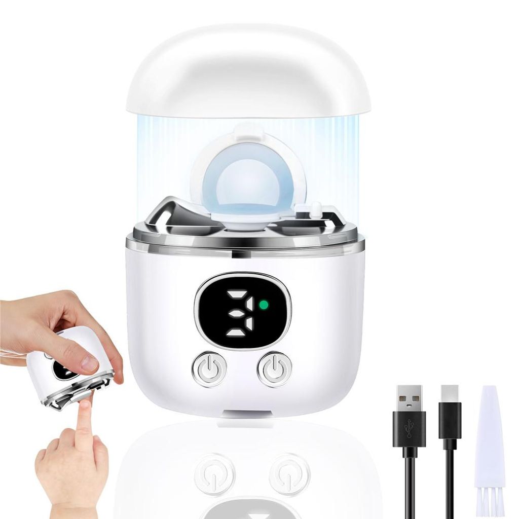 Elektrischer 3-in-1 Nagelknipser und -polierer, Produktbild 