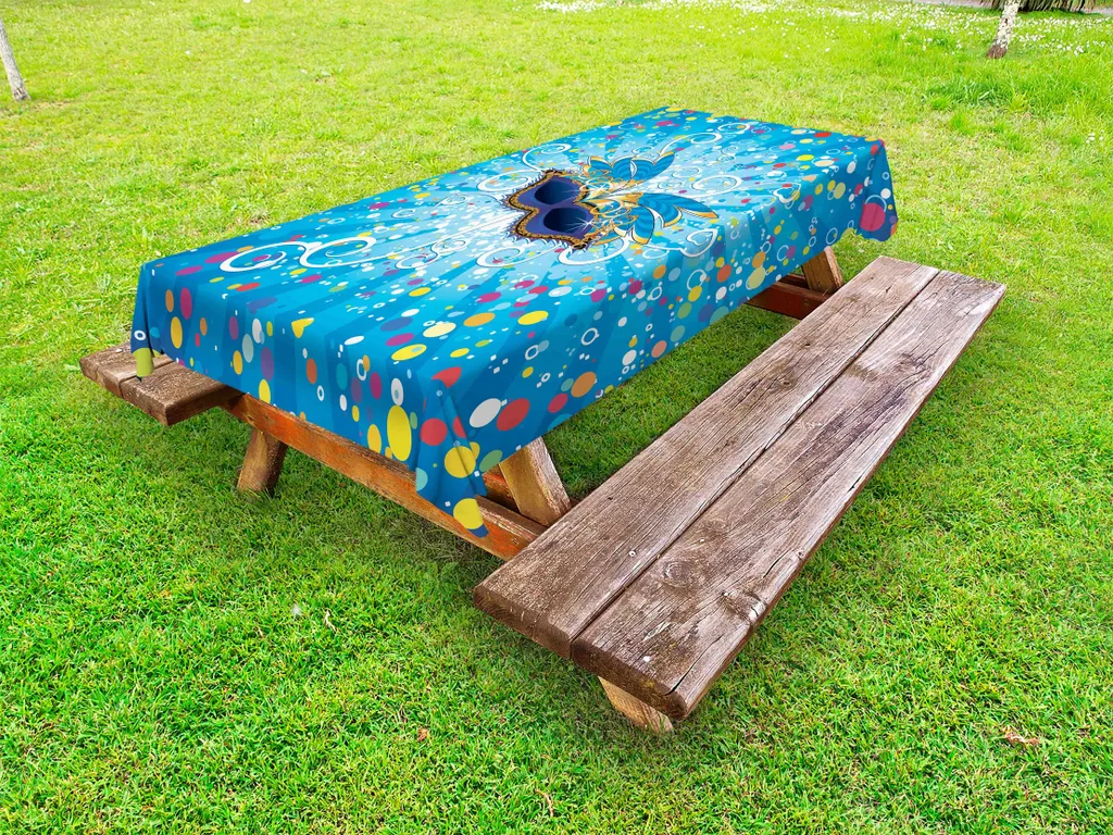 Decorazione Tavolo Carnevale ABAKUHAUS 145x265 per Patio e Terrazza