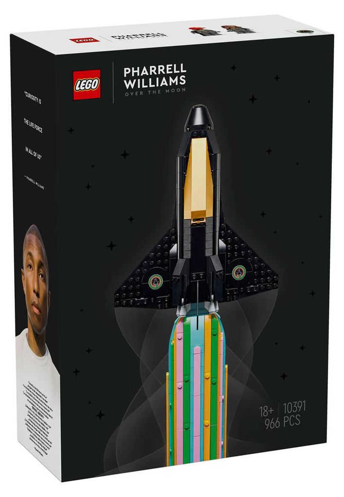LEGO Icons Über dem Mond mit Pharrell Williams, Bauset mit Produktbild 