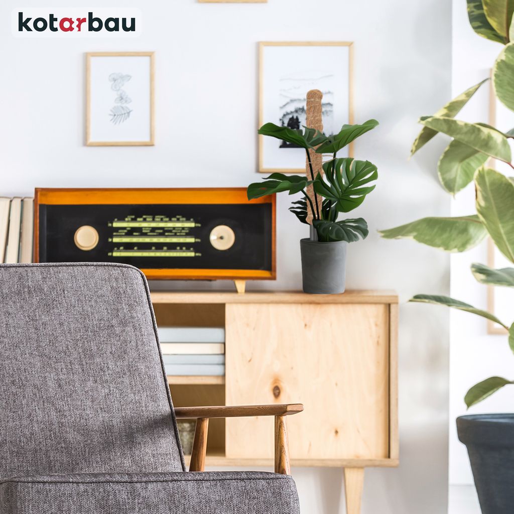 KOTARBAU® Sada 4 mechových tyčí pro Monsteru Kokosový ořech Obrázek produktu 2
