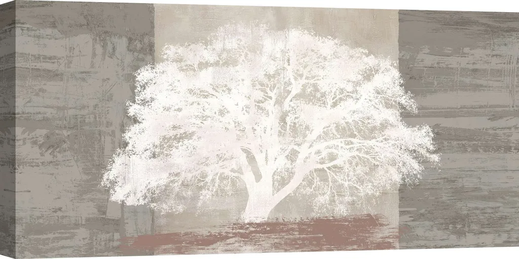 Aménager son salon avec le grand tableau arbre moderne 100x50 cm