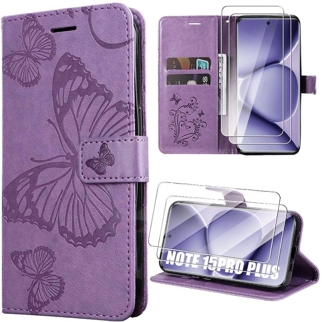 Coque + 2 Verres Trempés pour Xiaomi Redmi Note 15 Pro Plus Image du produit 