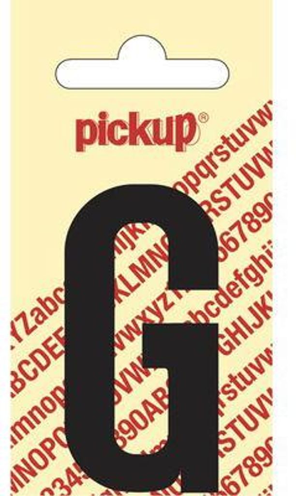 Sticker Nobel Sticker schwarzer Buchstabe G amsterdam Pickup