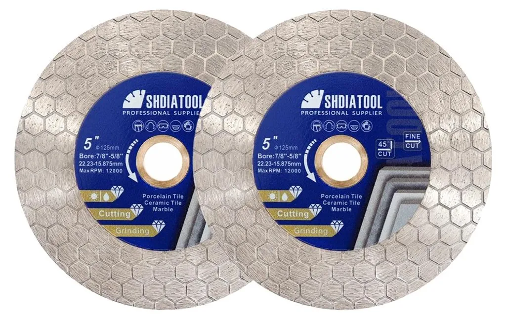 Disque à tronçonner diamant 125 mm polyvalent pour meuleuse d'angle