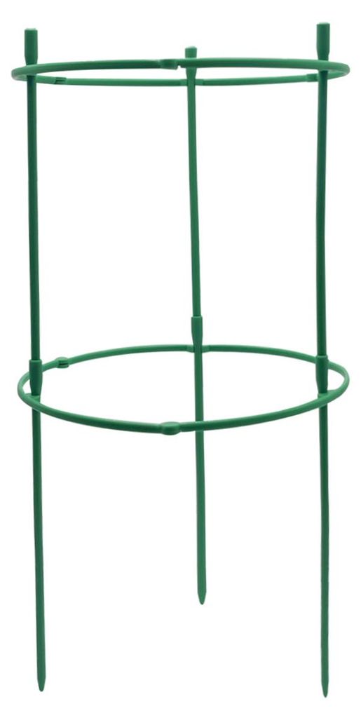 Steckbarer Blumenhalterring, Stützstange für Zimmerpflanzen, Balkon- und Kletterpflanzen, 6er-Pack