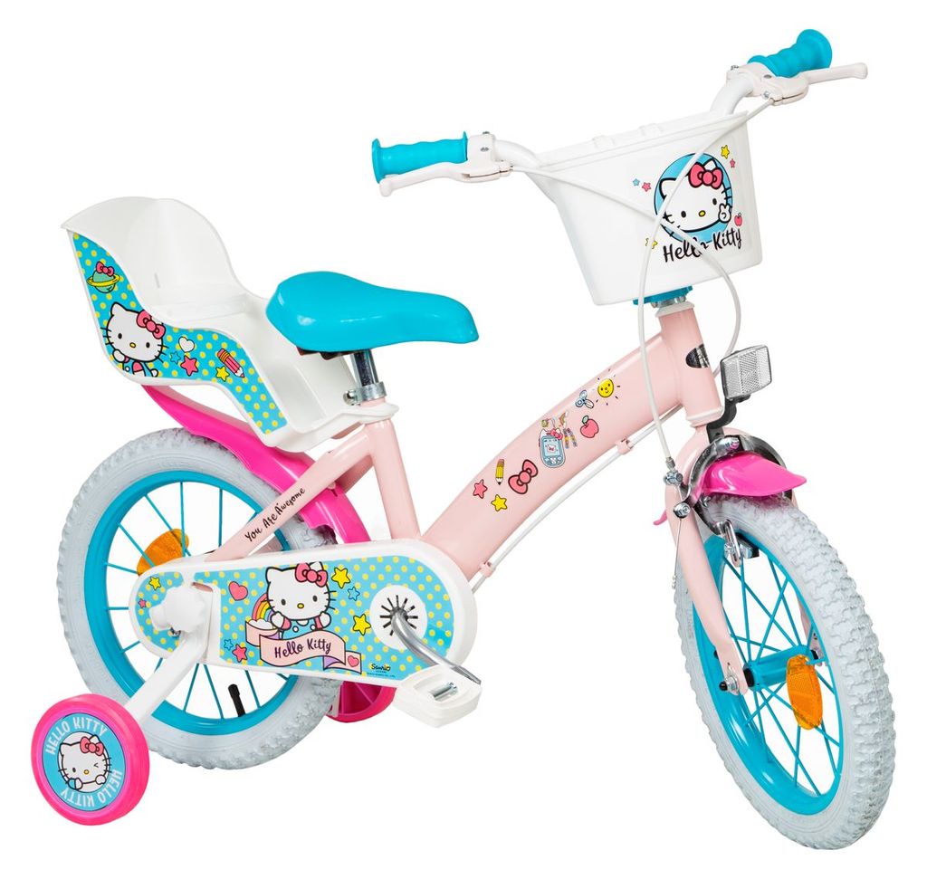 14 Zoll 14" Kinder Fahrrad Bike Rad Kinderfahrrad Mädchenfahrrad Kinderrad White 