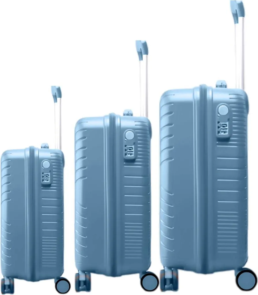 Valises TSA bleu clair Avizar set de 3 pièces à coque rigide - 2