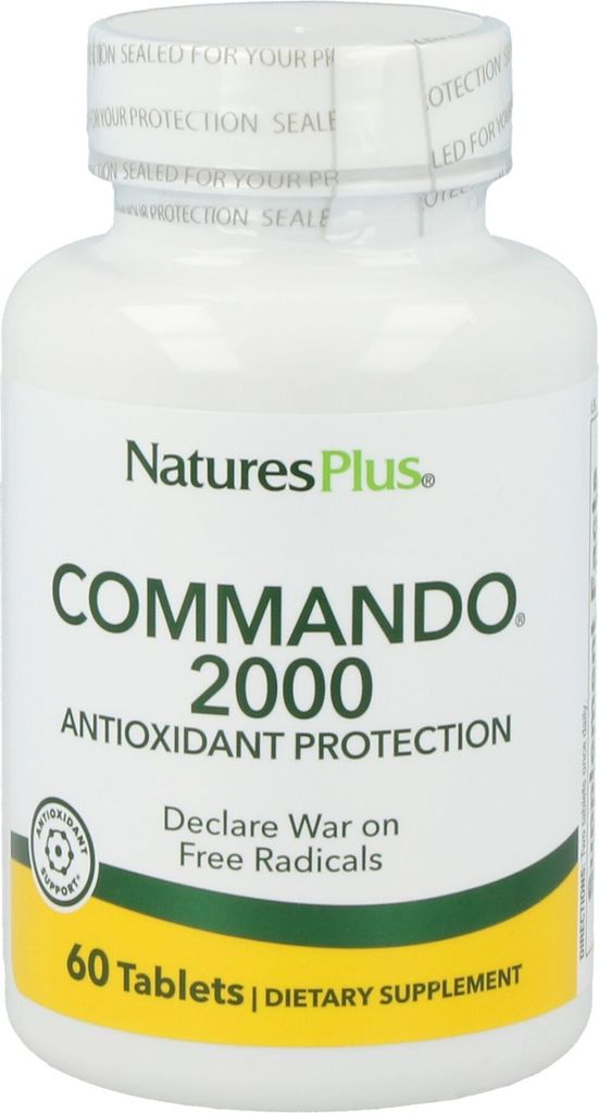 Natures Plus Commando 2000 60 Tabletten Produktbild 