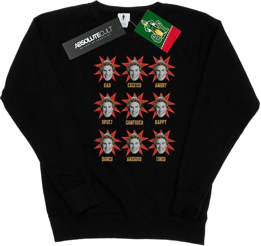Elf - Sweatshirt für Damen BI5142 (S) (Schwarz)