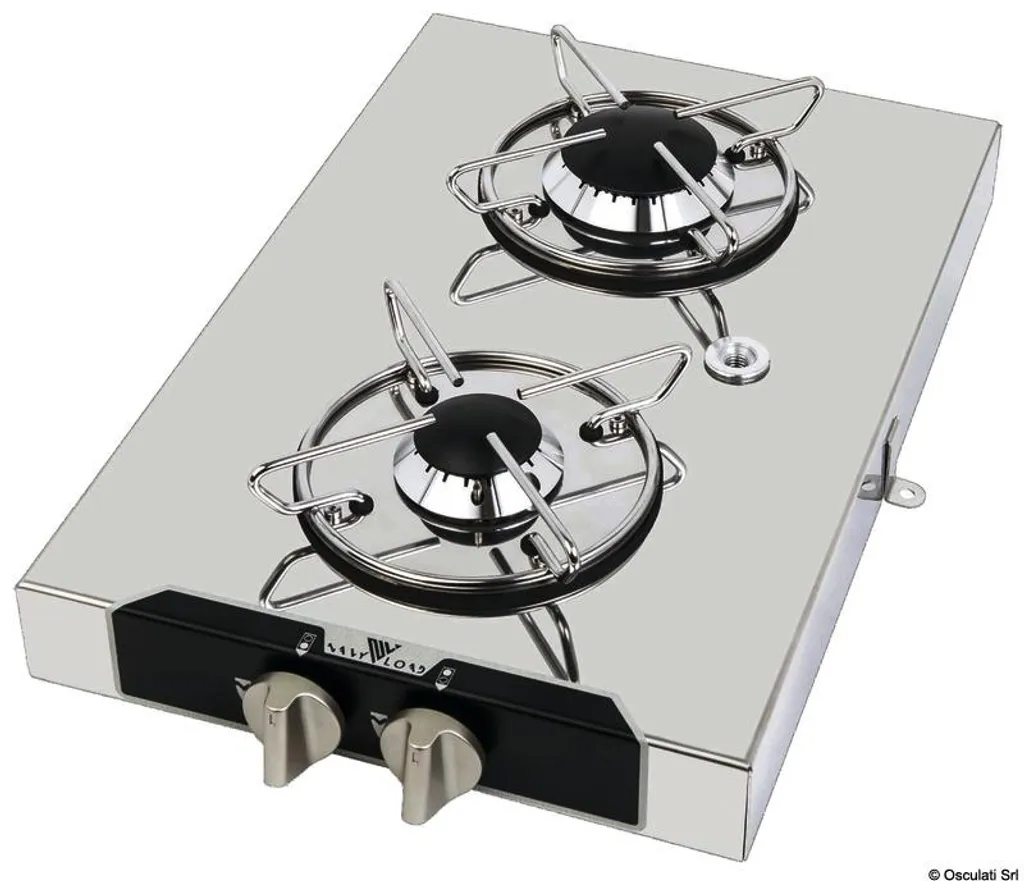 Cuisinière encastrable gain de place 2 feux 290x440mm pour cuisine