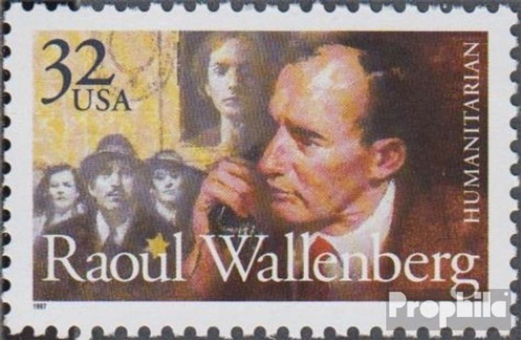 Briefmarken USA 1997 Mi 2813 (kompl.Ausg.) postfrisch Raul Wallenberg