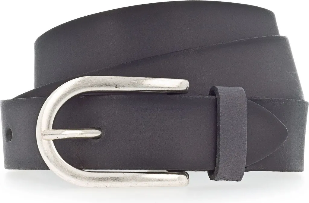 Vanzetti Pelle Cintura Classics 30mm Grigio Scuro W100 | Vera Pelle