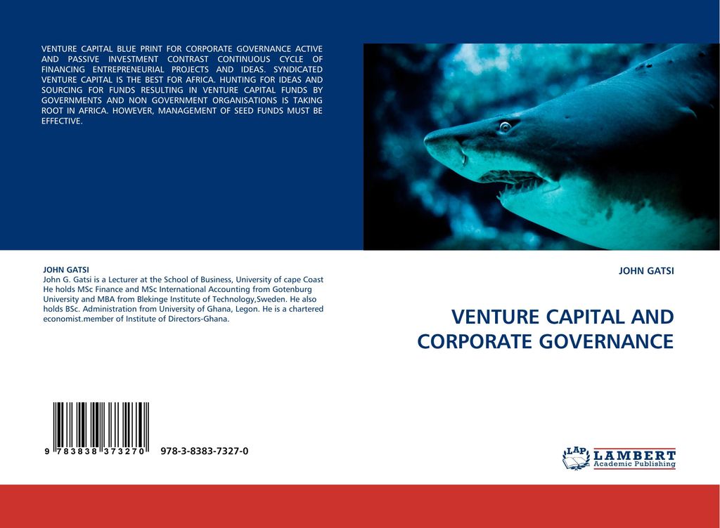 Venture Capital And Corporate Governance