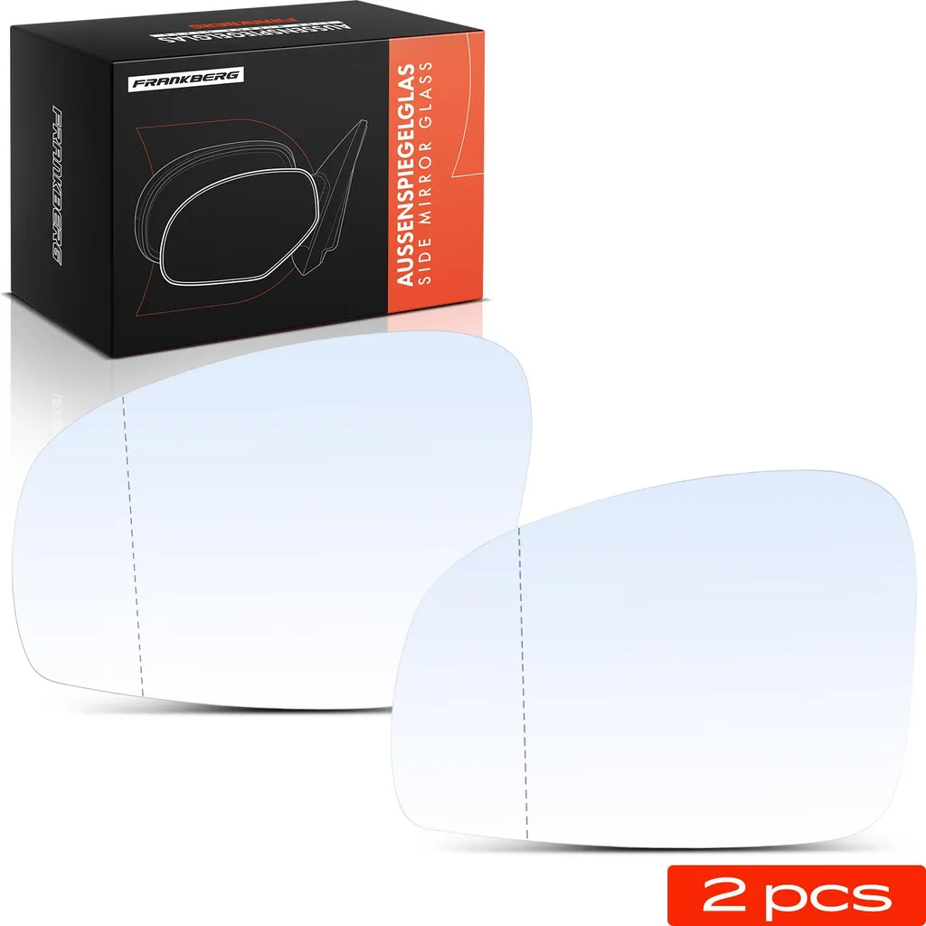 Miroir de Rétroviseur Extérieur pour VW T4 - Paire de Verres de Rechange