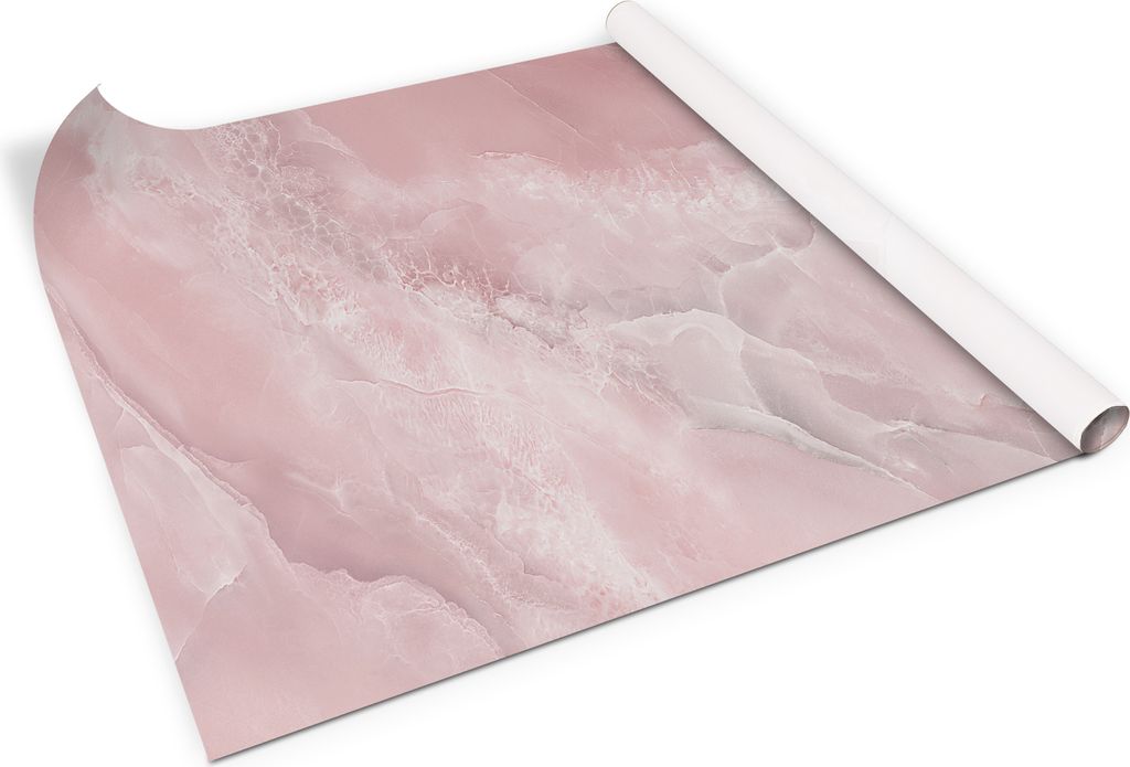 Rosa marmor – PVC Klebefolie für Möbel – Produktbild 