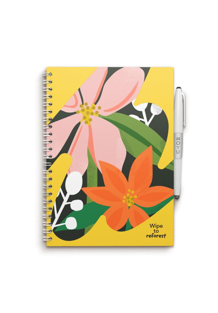 Moyu überschüssiges Notizbuch - Hardcover A5 - Blumenstimmung