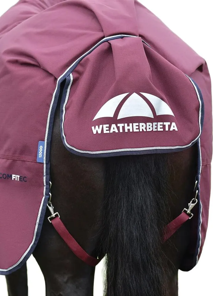 Couverture cheval résistante 175cm Weatherbeeta Comfitec bordeaux WB2392 - 2